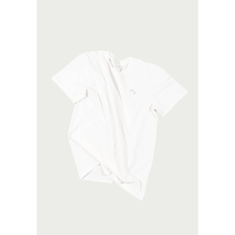 T-Shirt Unisex in off white / rainbow
