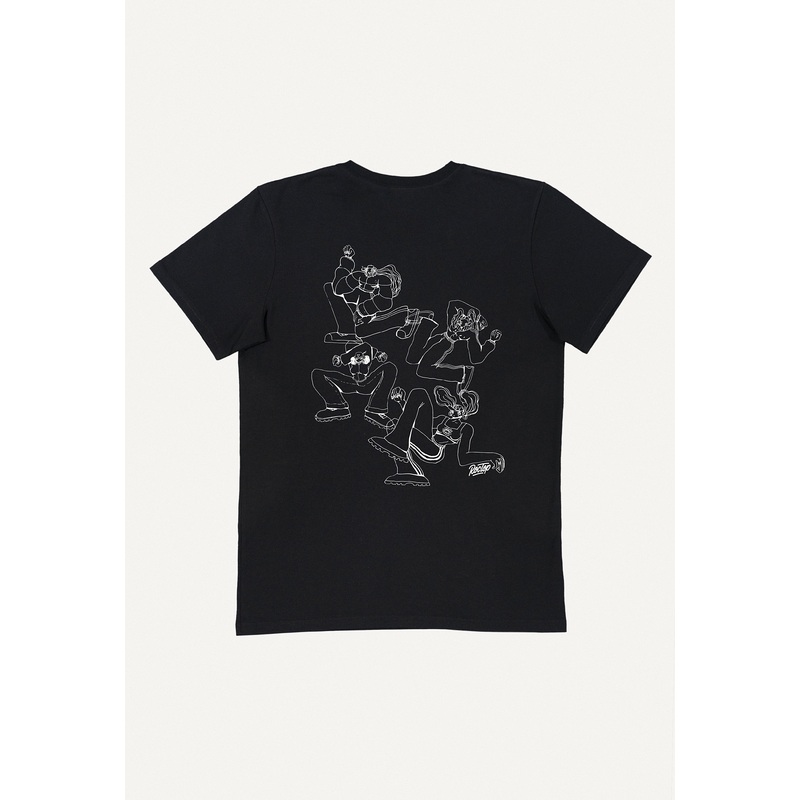 T-Shirt Unisex RocTop in Black