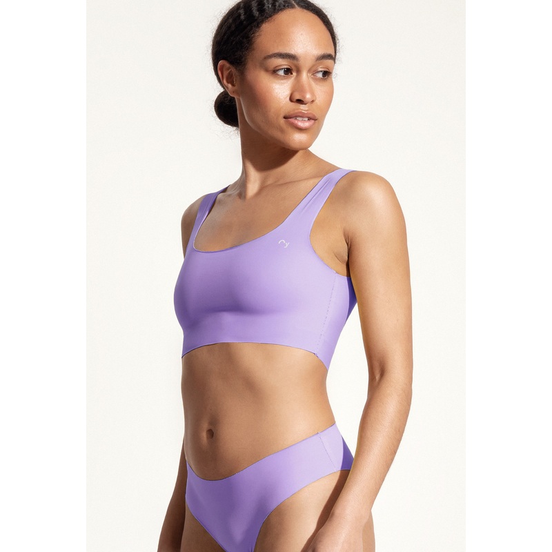 U.W.W. Crop Top in light purple
