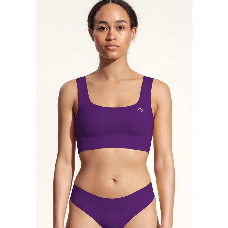 U.W.W. Crop Top in purple