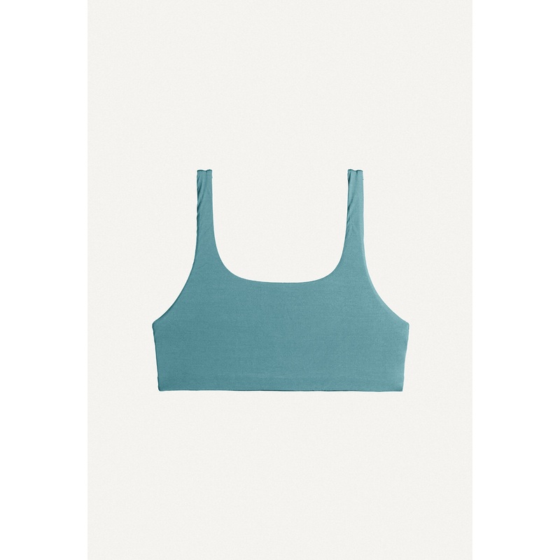 Bikini Top "Vento" ice blue shine