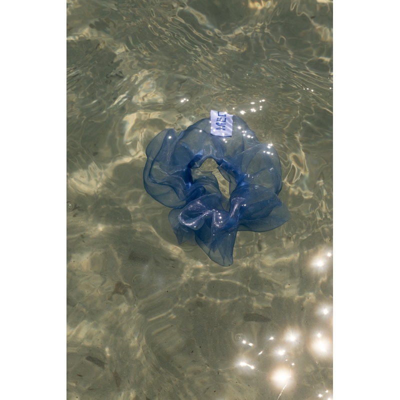 Meduse Bon Bon Scrunchie in Ice Blue
