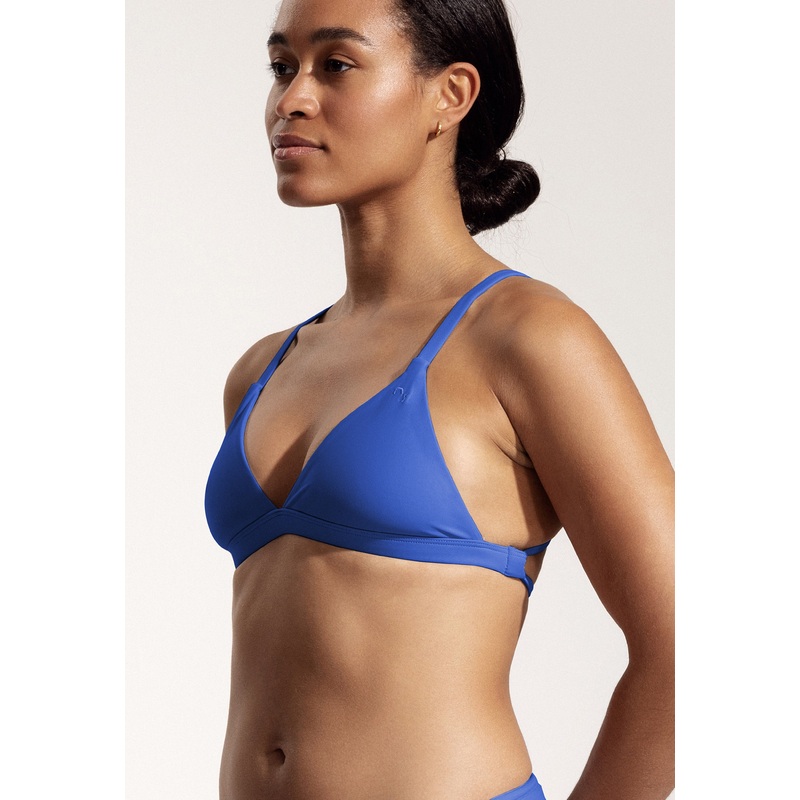Surf Bikini Top "Esox" in deep sea blue