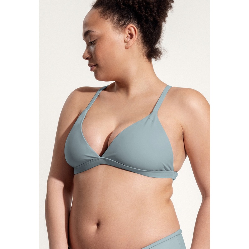 Surf Bikini Top "Esox" in ice blue