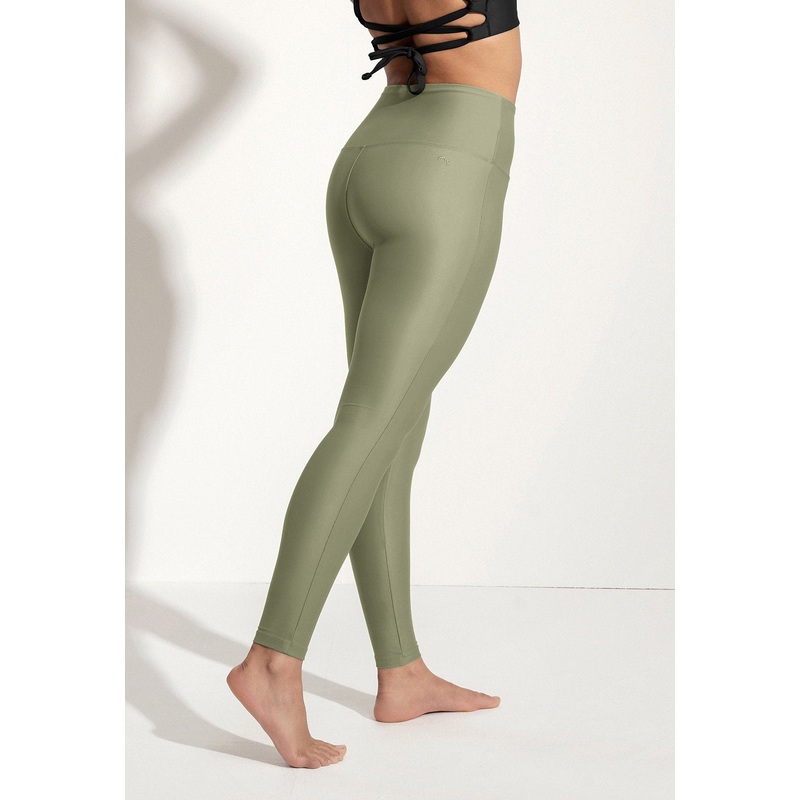Surf & Yoga Leggings Larimar in sage green