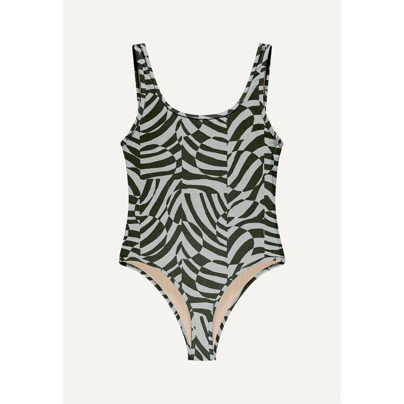 Swimsuit "Zephyr"  in unreal zebra print