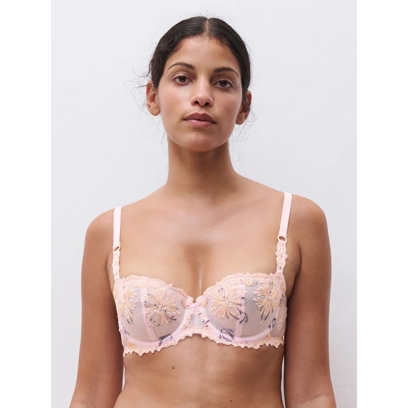 Chantelle - Champs Elysees Balconette Bra Nymphea Pink Multico