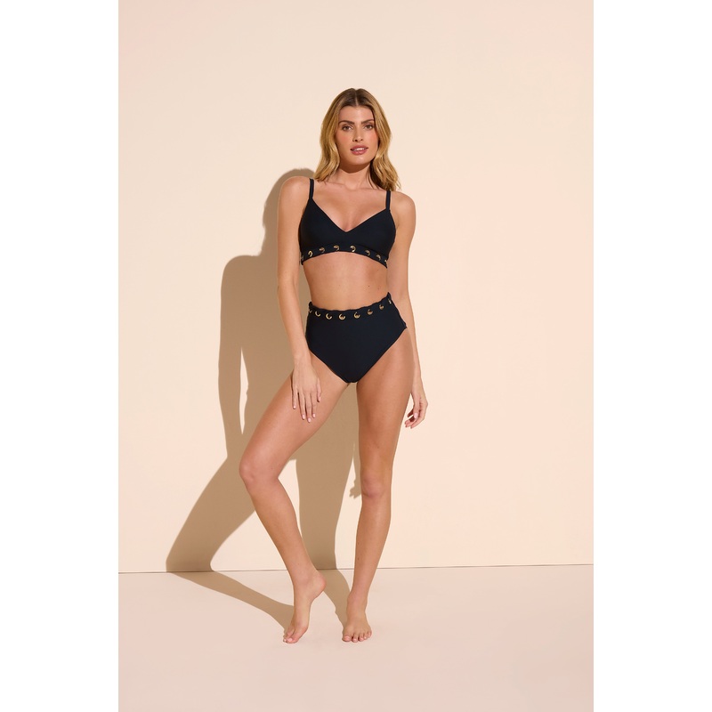 DreamSculpt High Rise Grommet Bikini Bottom