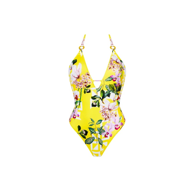 Lise Charmel Swimwear - Jardin Delice Wireless Seduction Halter Swimsuit Soleil Delice