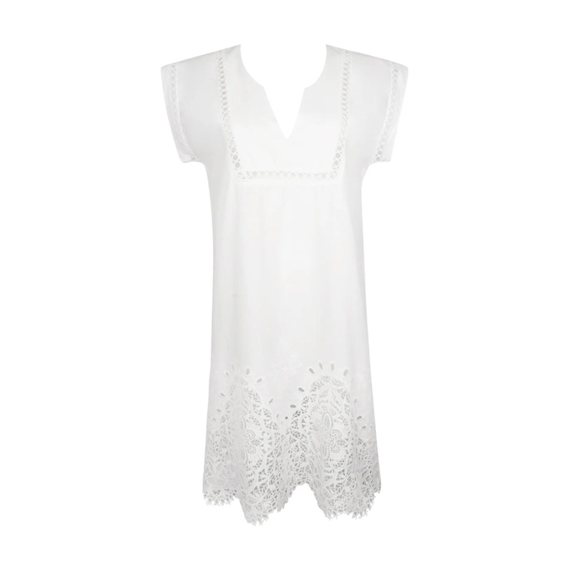 Lise Charmel Swimwear - Odyssee Cashmer Beach Bandeau Short Dress Blanc