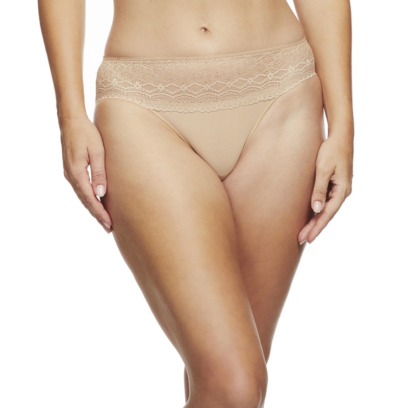 Naomi & Nicole Shapewear - Lace Hipster Warm Beige