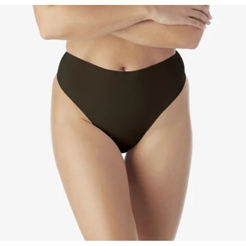 Naomi & Nicole Shapewear - Unbelievable Comfort Light Shaping 2-Pack Thong Black & Warm Beige