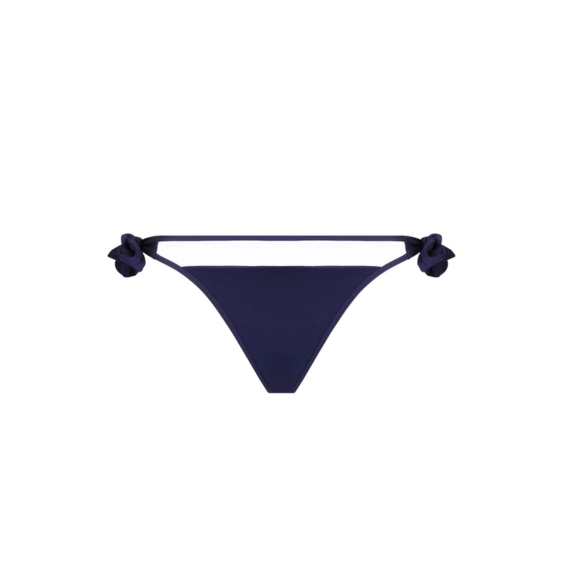 Antigel Swimwear By Lise Charmel - La Skippeuse Bikini With Narrow Sides Marine Skippeuse