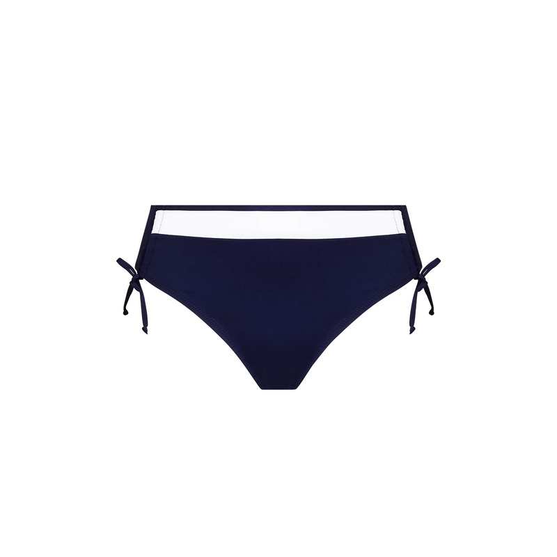 Antigel Swimwear By Lise Charmel - La Skippeuse Classic Bikini With Ties Marine Skippeuse