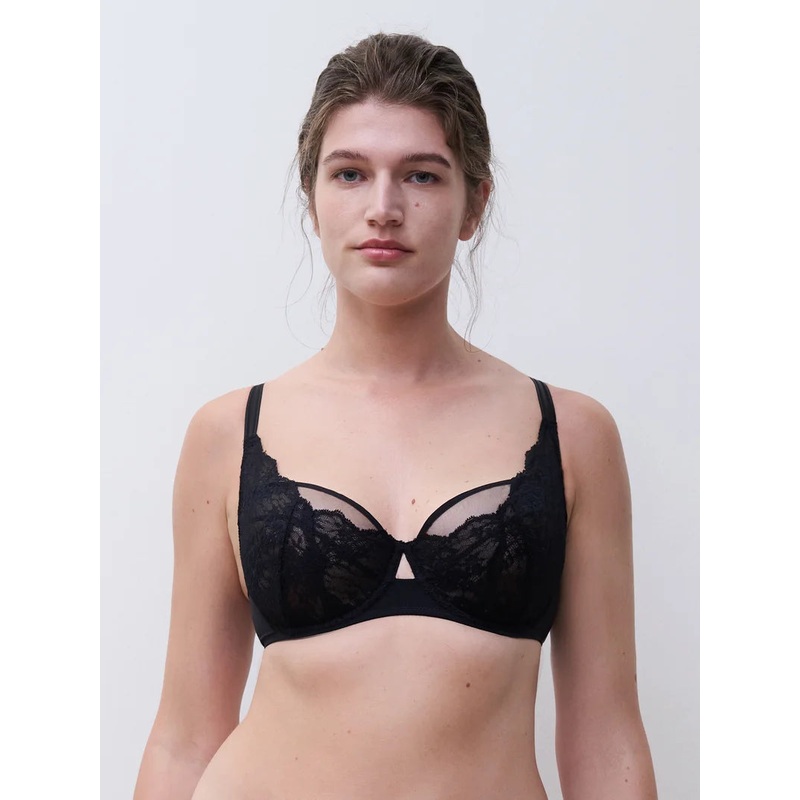 Chantelle - Crush Half-Cup Support Bra Black
