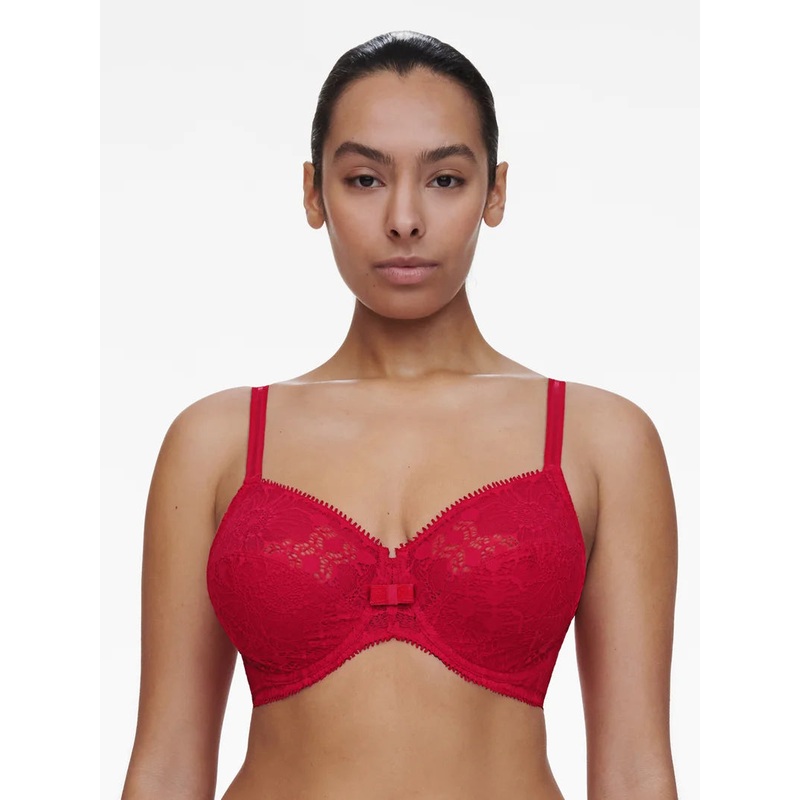 Chantelle - Day To Night Covering Underwired Bra Poppy Red