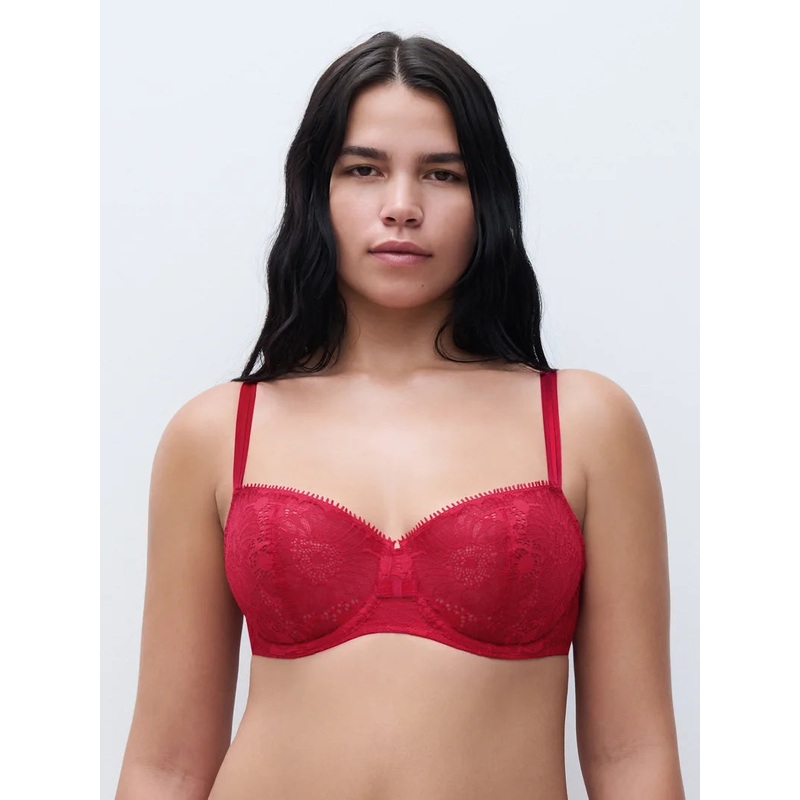 Chantelle - Day To Night Half-Cup Bra Poppy Red