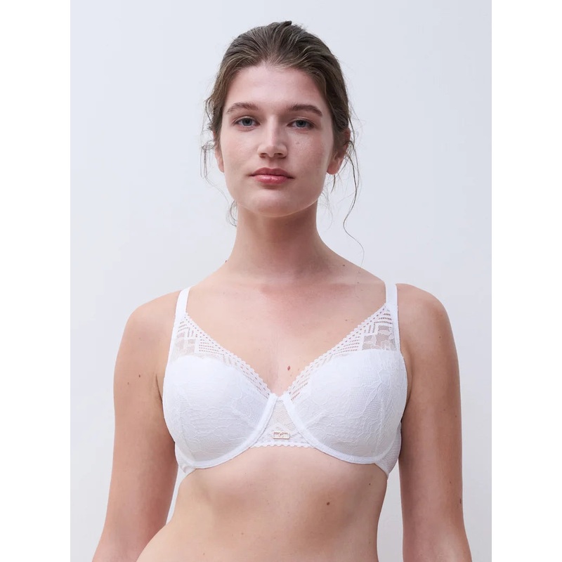 Chantelle - Origins Plunge Spacer Bra White