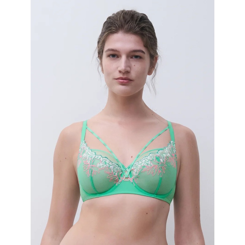 Chantelle - Spice Very Covering Underwired Bra Aqua Fluo