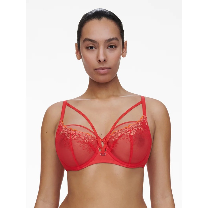 Chantelle - Spice Very Covering Underwired Bra Red Cocktail Multico