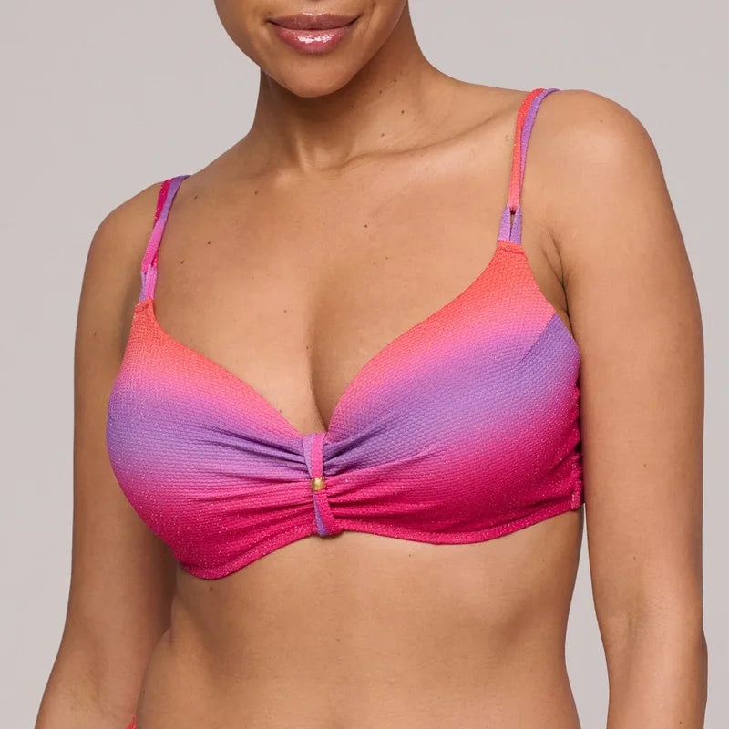 Marie Jo Swimwear - Nusa Dua Padded Plunge Bikini Top Spectral