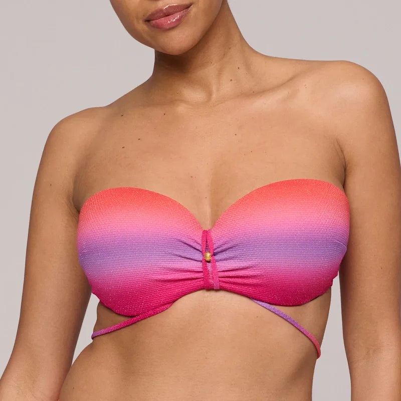 Marie Jo Swimwear - Nusa Dua Padded Strapless Bikini Top Spectral