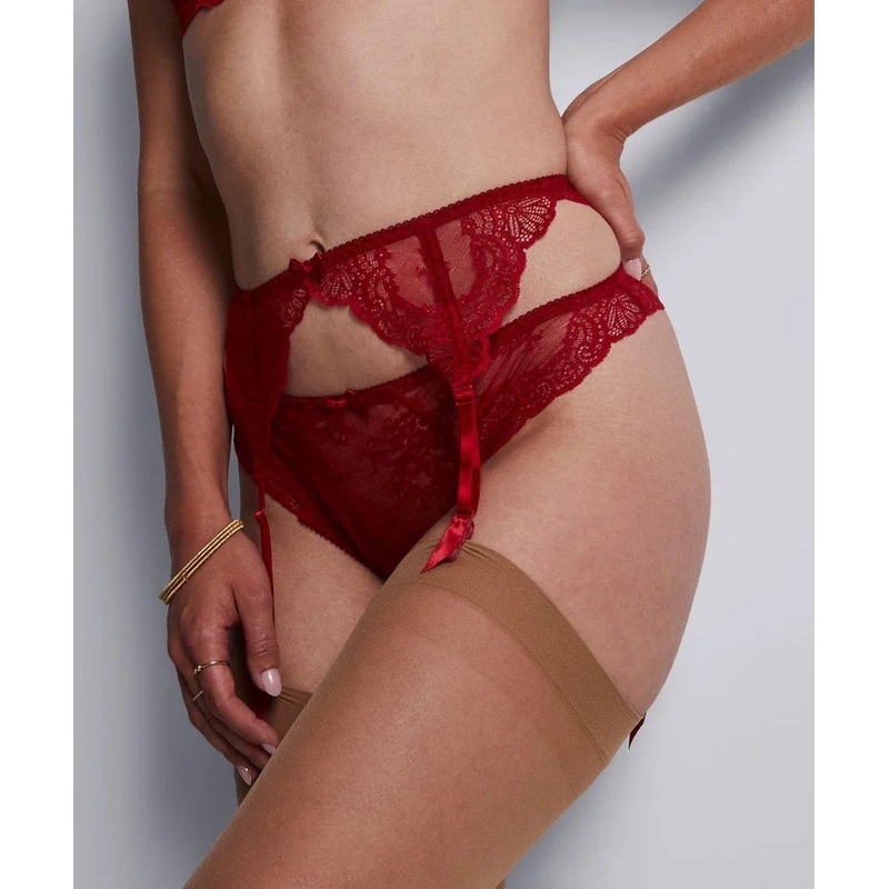 Aubade - Danse Des Sens Suspender-Belt Irresistible Red