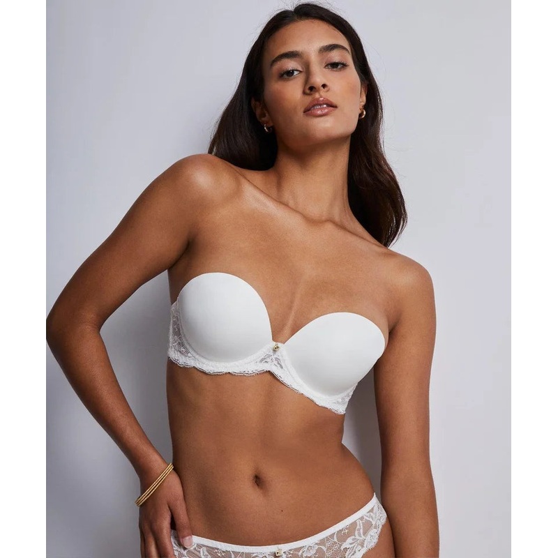 Aubade - Kiss Of Love Bandeau Plunge Bra Opale