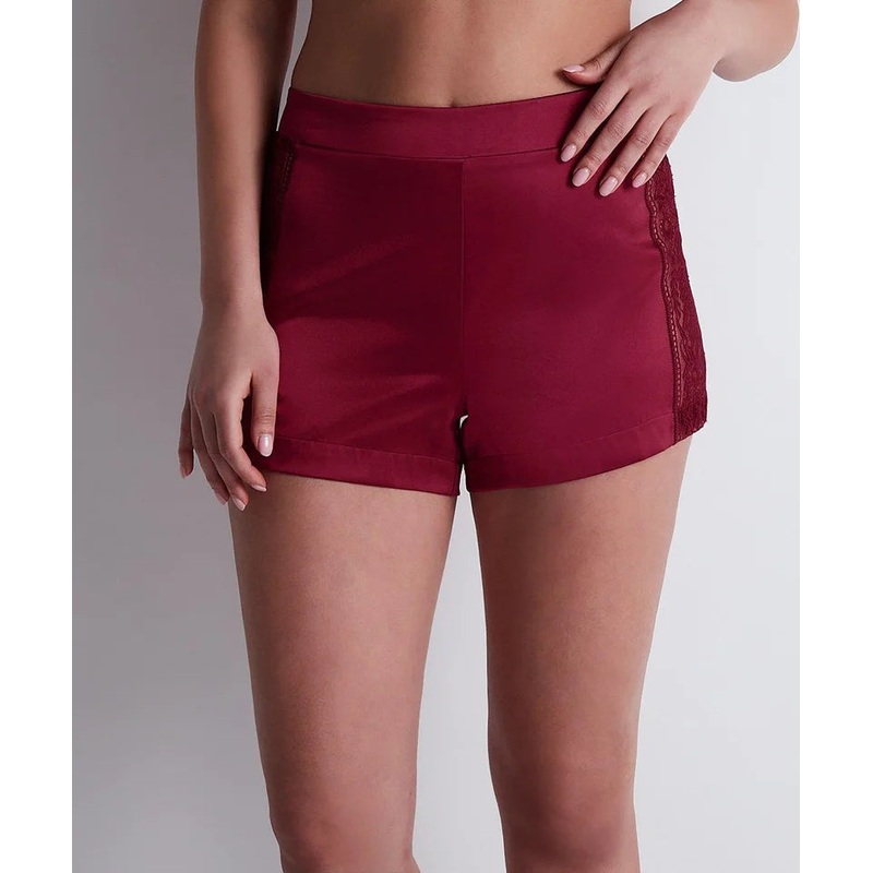 Aubade - Midnight Whisper Shorts Crimson Red