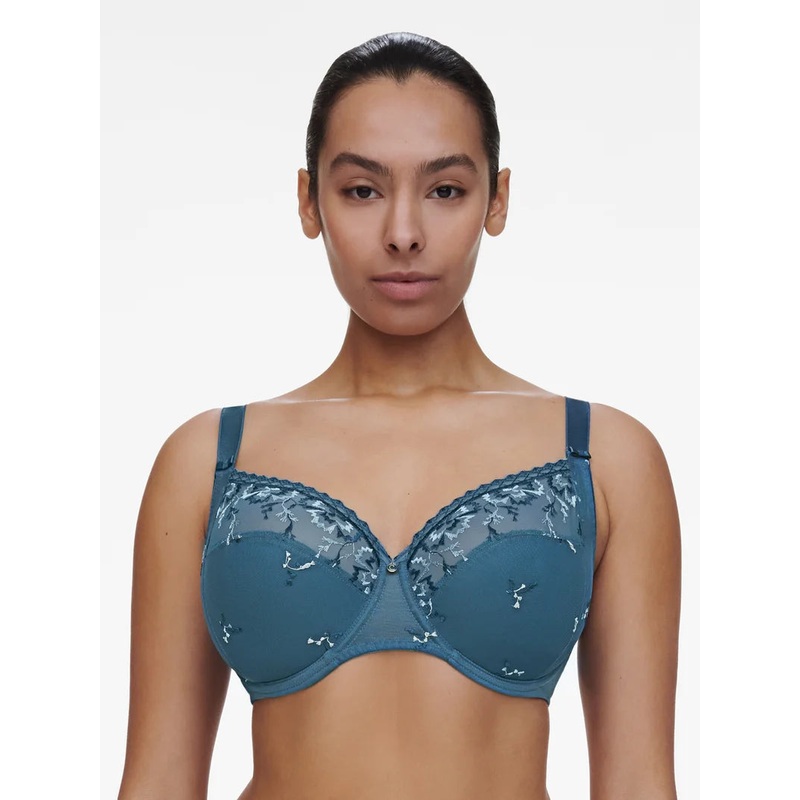 Chantelle - Every Curve Covering Underwired Bra Jeans Blue Shades