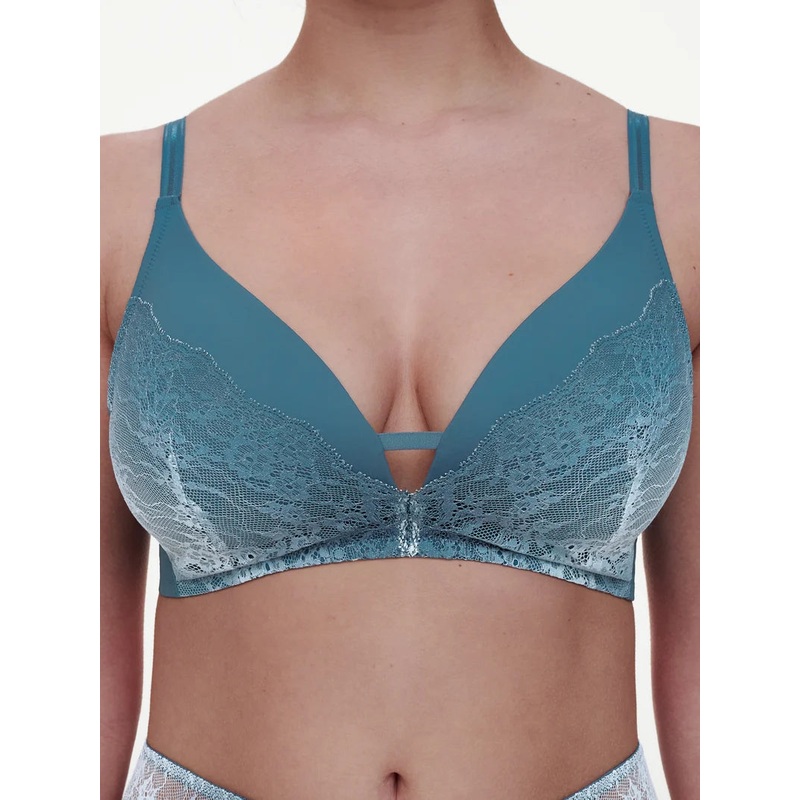 Chantelle - Crush Wirefree T-Shirt Bra Blue Petrol Gradient