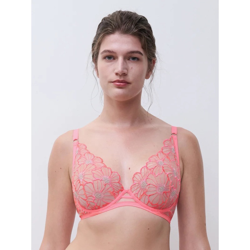 Chantelle - Lush Plunge T-Shirt Bra Bubblegum