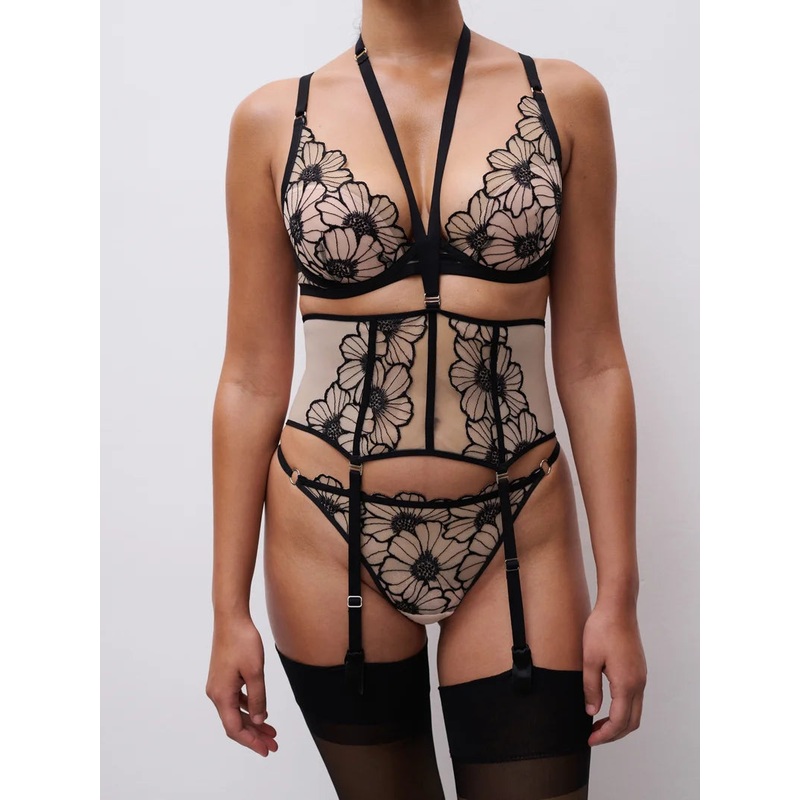 Chantelle - Lush Waist Cincher Black / Soft Pink