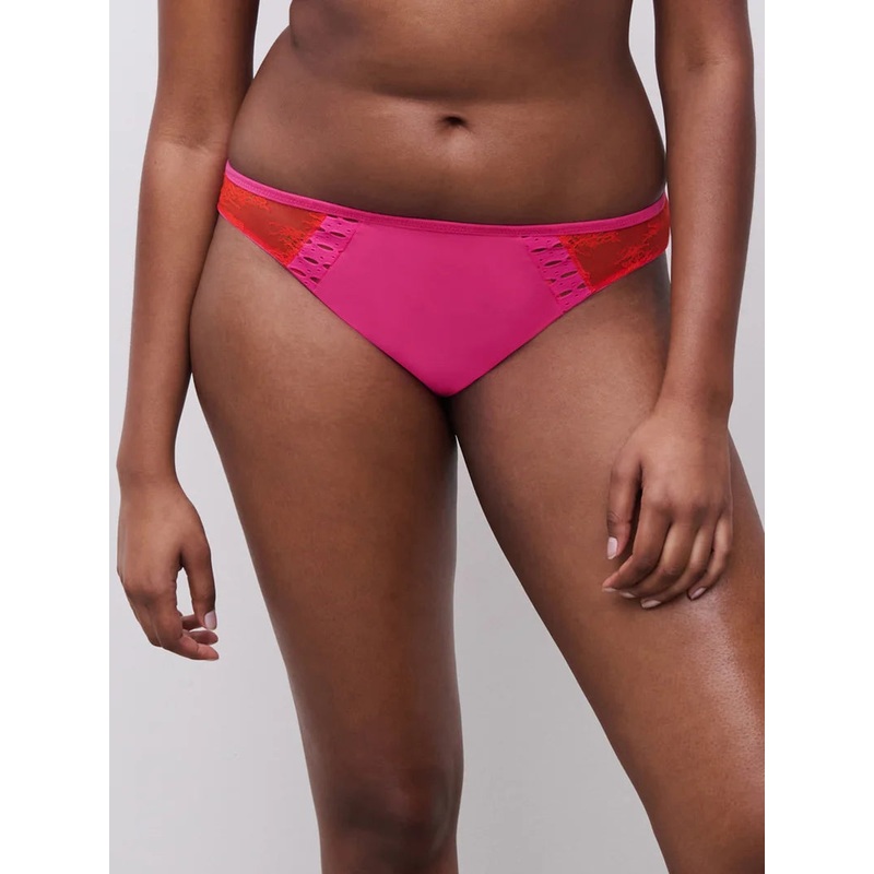 Chantelle - Poison Brief Flame Red / Fuchsia Purple