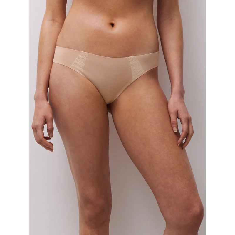 Chantelle - Pure Lace Brief Golden Beige