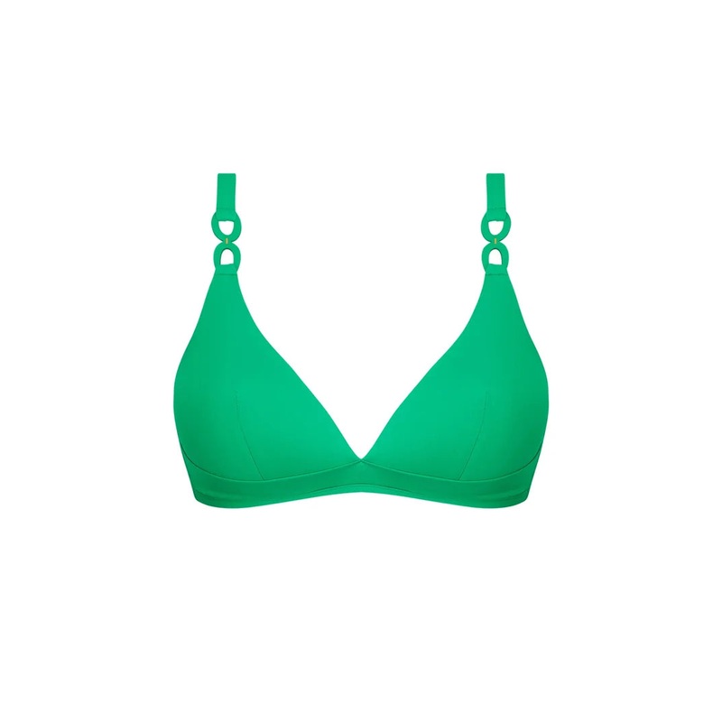 Lise Charmel Swimwear - Grace Infinie Wireless Padded Triangle Bikini Emeraude Infini