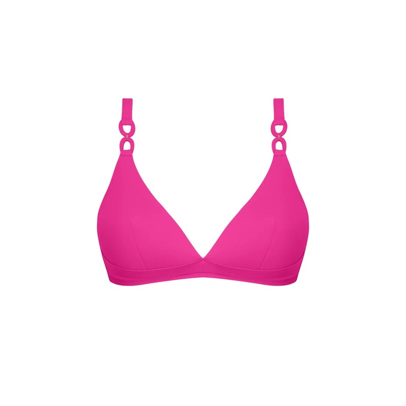 Lise Charmel Swimwear - Grace Infinie Wireless Padded Triangle Bikini Tresses Fuschia