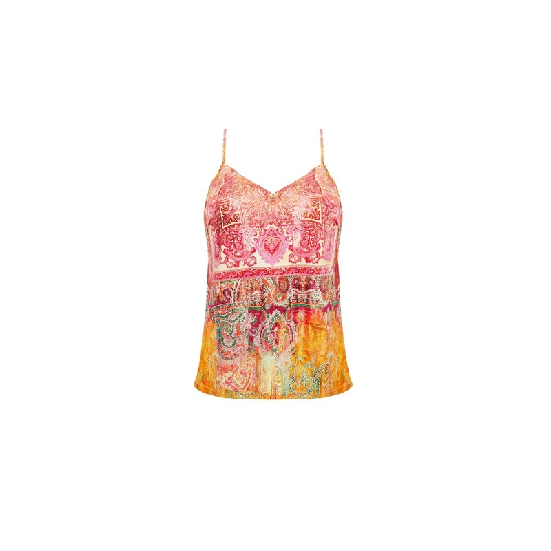 Antigel By Lise Charmel - Cachemire En Fete Camisole Orange Multico
