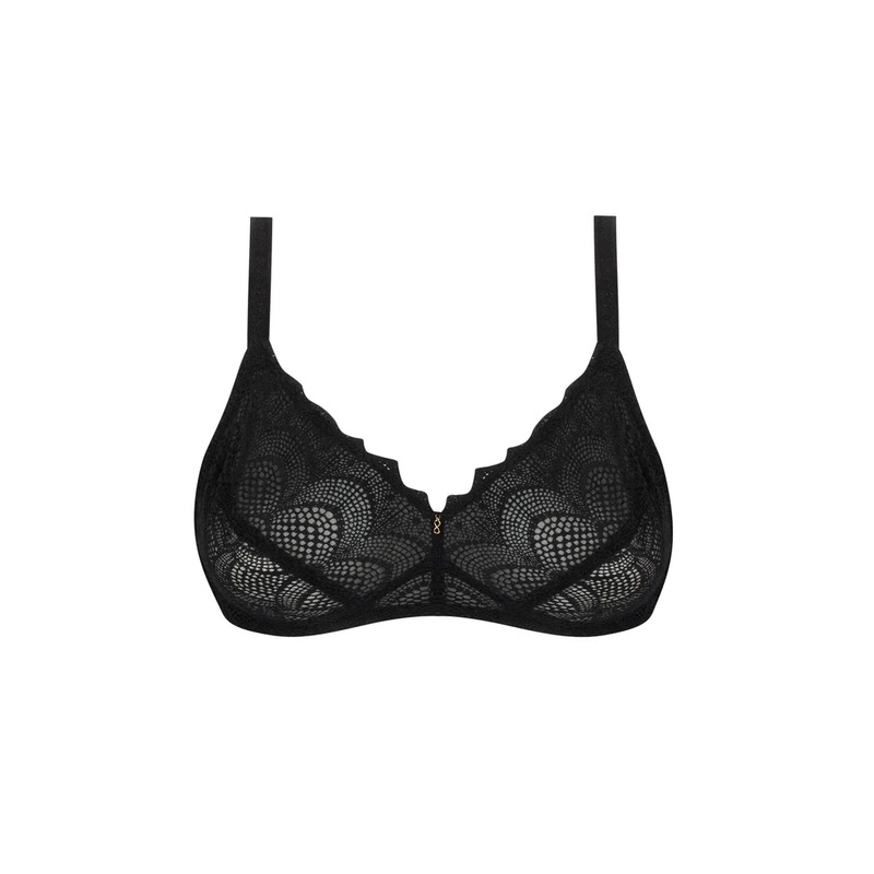 Antigel By Lise Charmel - Sexy Boheme Wireless Triangle Bra Noir