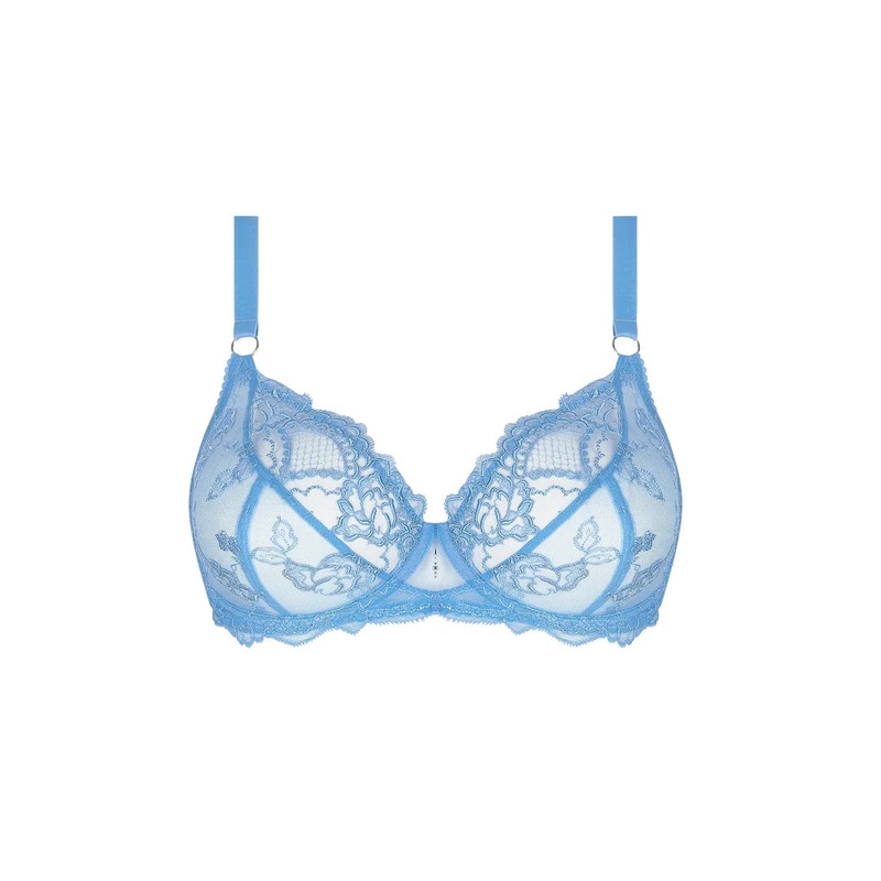 Lise Charmel - Sublime En Dentelle 3/4 Cup Balconette Bra Azur Sublime