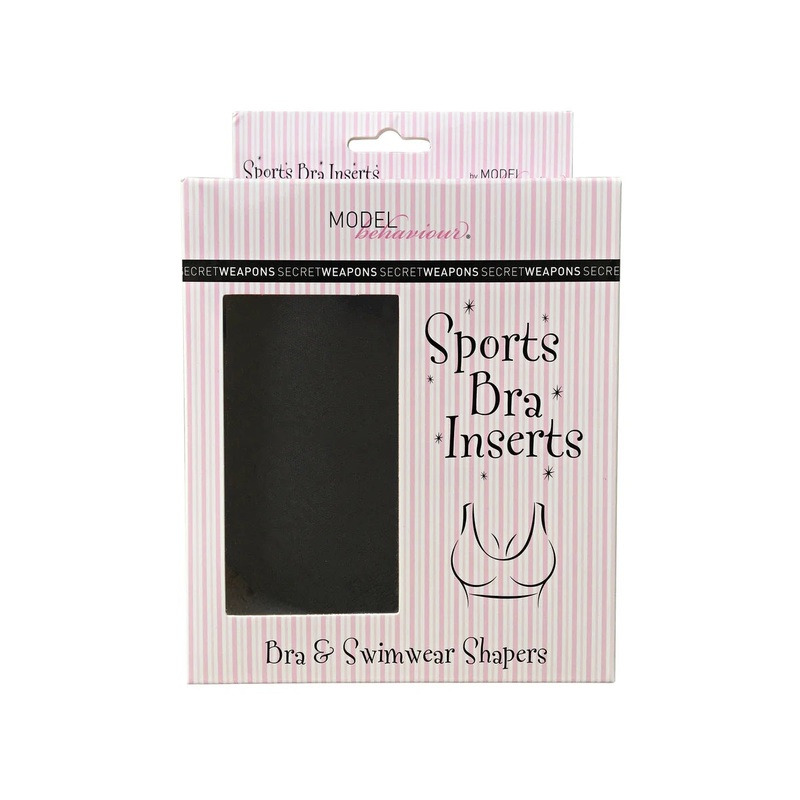 Secret Weapons - Va Va Voom Cleavage Sports Bra Inserts Black