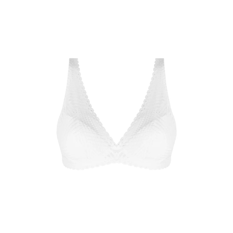 Antigel By Lise Charmel - Tressage Graphic Light Padded Bra Tressage Blanc