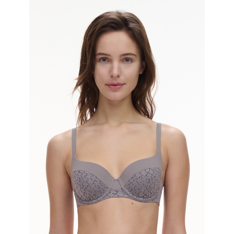 Chantelle Easyfeel - Norah Covering T-Shirt Bra Purple Grey