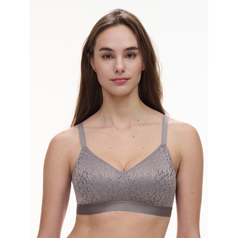 Chantelle Easyfeel - Norah Wirefree Support Bra Purple Grey