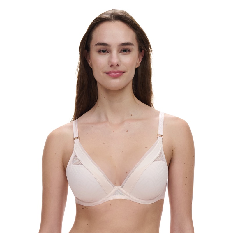 Chantelle - Graphic Allure Plunge T-Shirt Bra Rose Pearl
