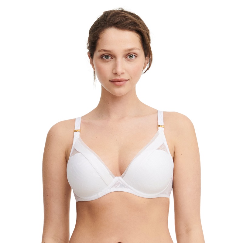 Chantelle - Graphic Allure Plunge T-Shirt Bra White