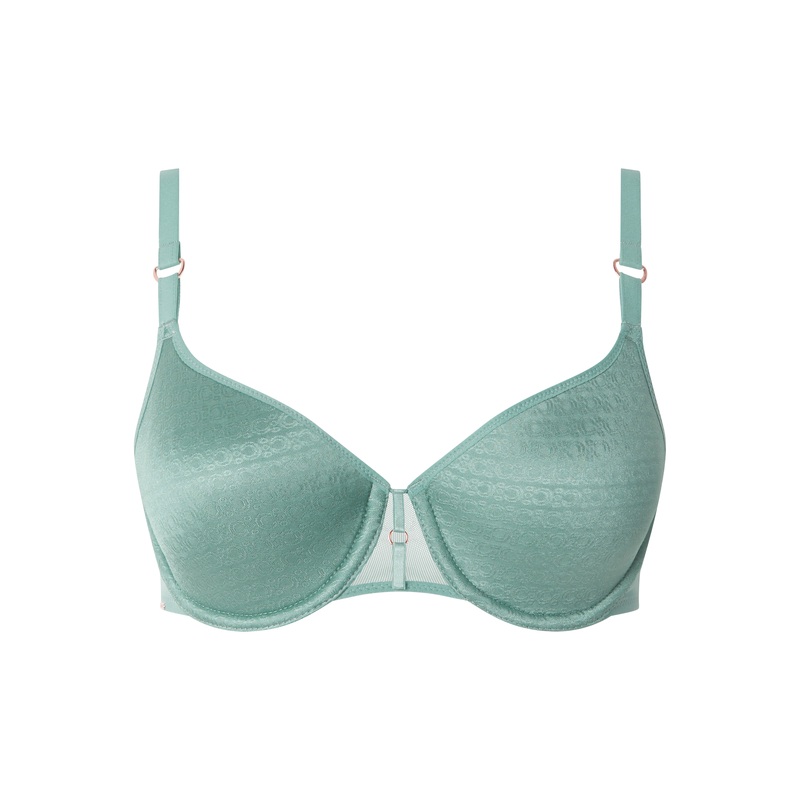Chantelle - Monogram Covering Spacer Bra Trellis Green
