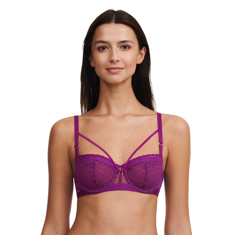Chantelle - Monogram Half-Cup Balcony Bra Ultraviolet