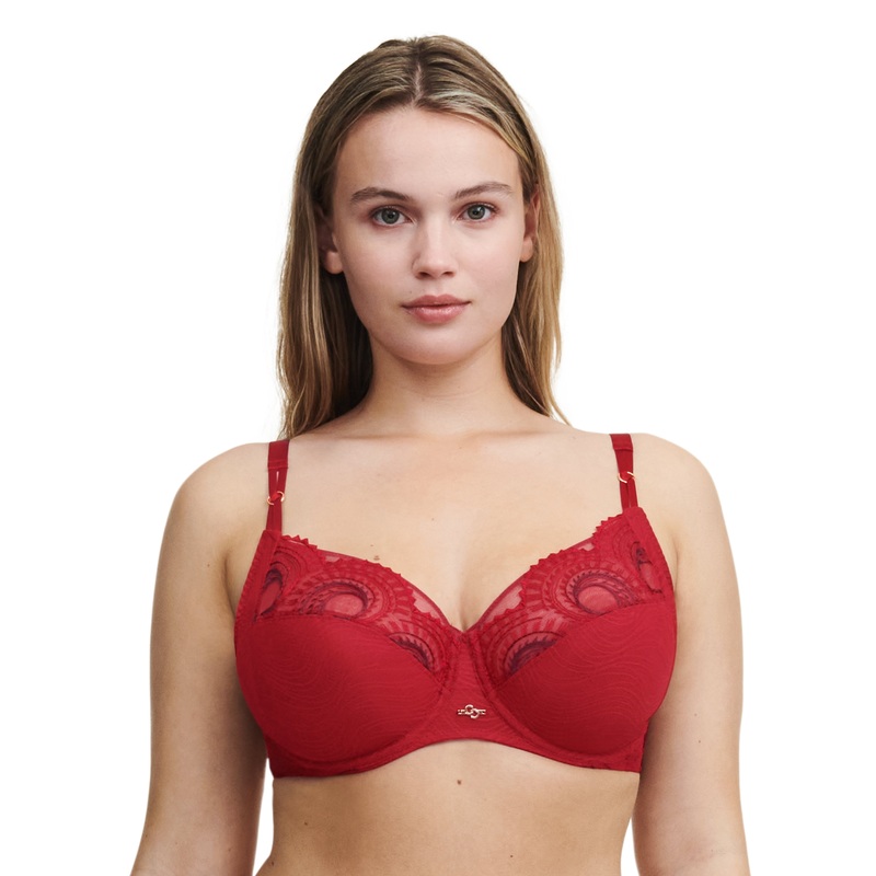 Chantelle - Mystic Dream Covering Underwired Bra Passion Red/Aubergine