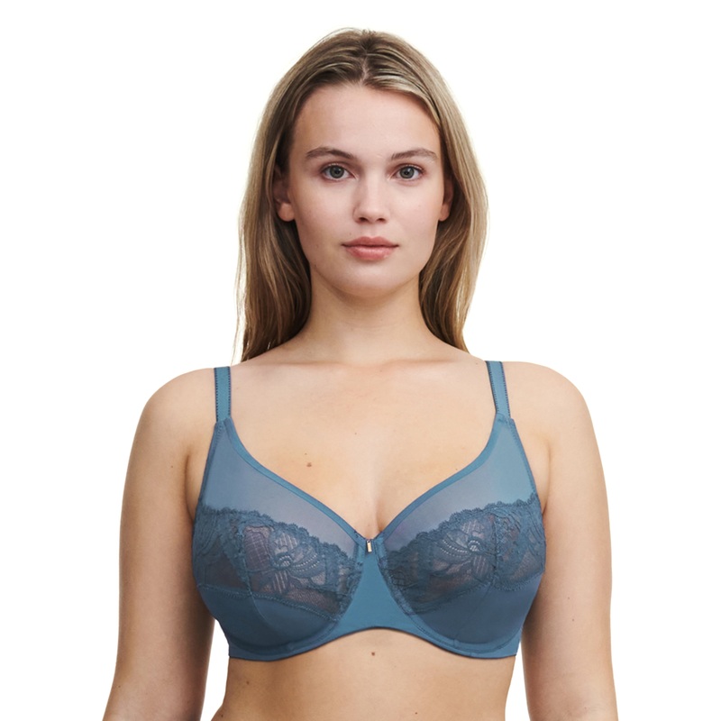 Chantelle - Orangerie Dream Covering Underwired Bra Jeans Blue